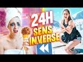 VIVRE PENDANT 24H EN SENS INVERSE - 24H CHALLENGE | DENYZEE