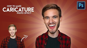 Pewdiepie | How to Make Caricature Photo Effect | Photoshop CC 2018/2019