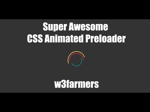 Super Awesome Animated Preloader ( loader or loading ) in your website
