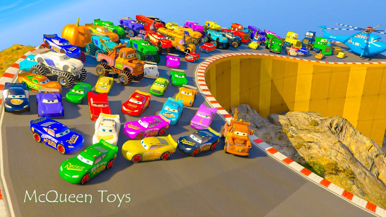 Disney Pixar Cars 3 Fabulous Lightning McQueen Toys Tow Mater Cruz Ramirez Dinoco and Friends Racing