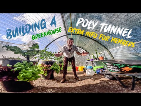 Extra tips for the poly tunnel build - members