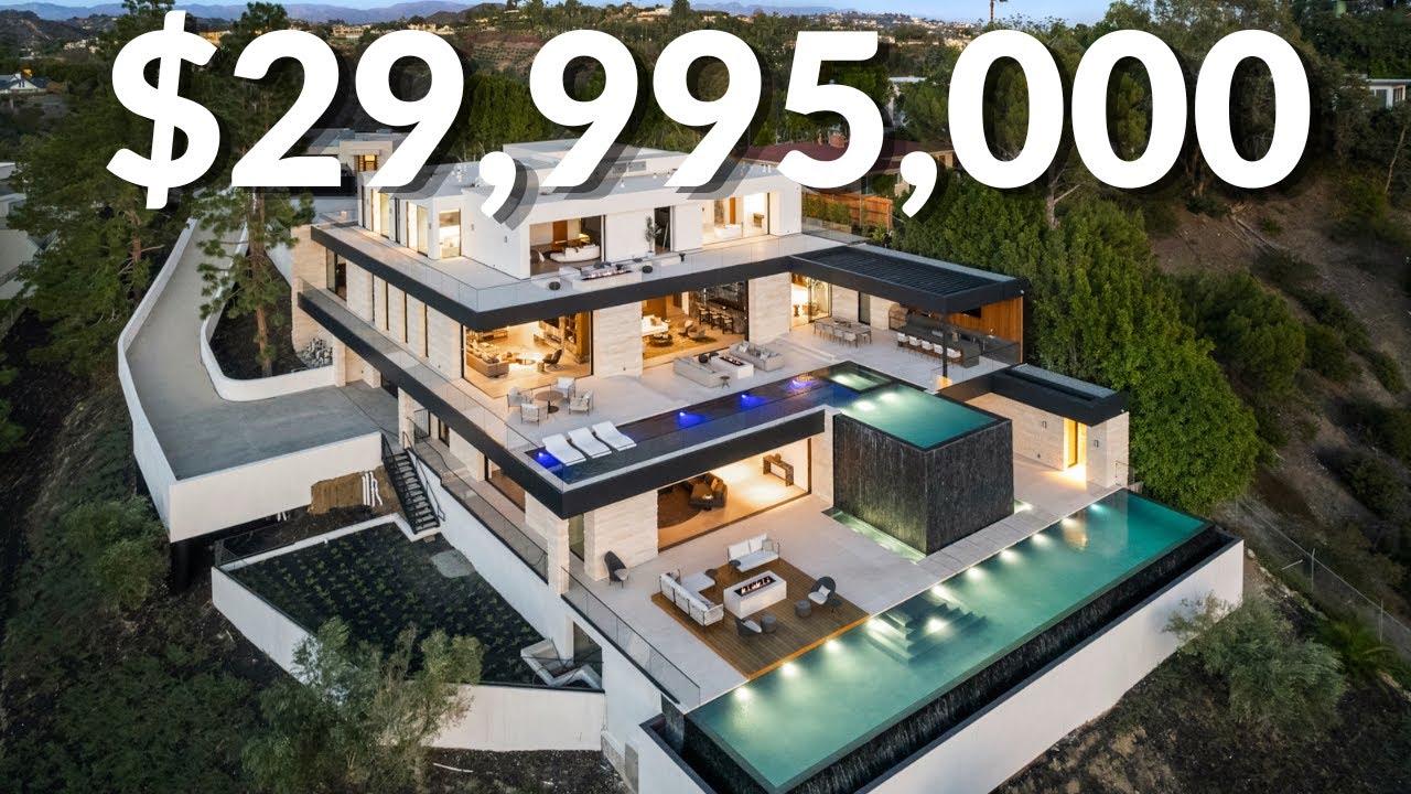 Inside a CRAZY 29,995,000 MEGA Mansion With INSANE VIEWS Bel Air
