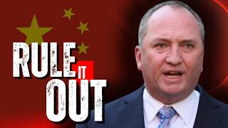 ‘Rule it out’: Barnaby Joyce doubles down on China links to outage questions