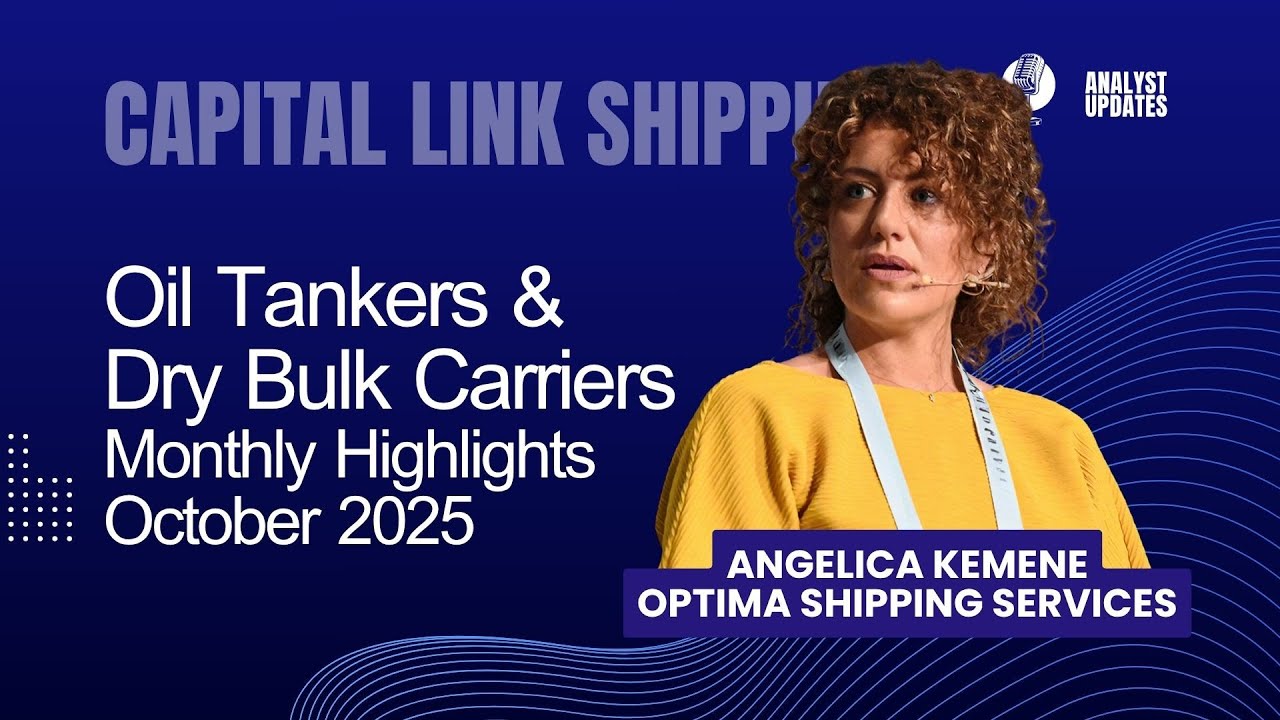 Oil Tankers & Dry Bulk Carriers Shipping Markets Update - Monthly Highlights - October '25