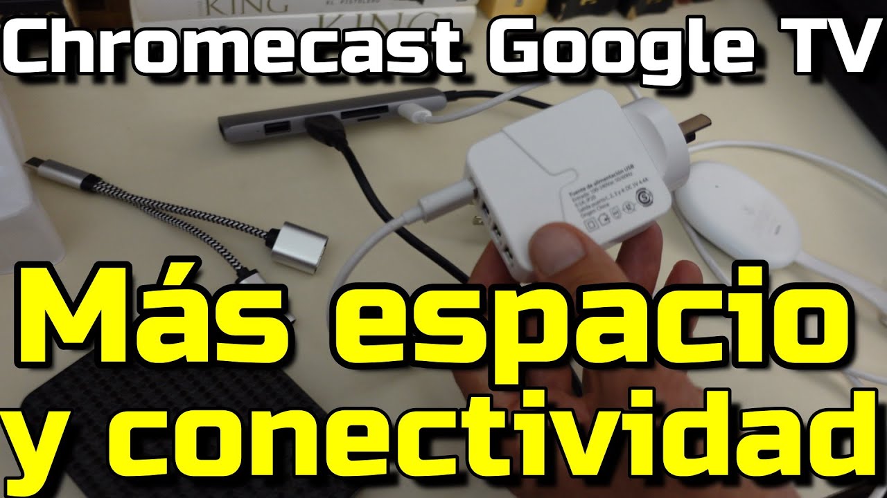 Chromecast 4 Más almacenamiento y opciones de energía - Chromecast Google tv ampliar almacenamiento