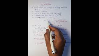 Positive & Negative Acceleration Explained💯|#physics #education
