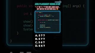 Java ++i vs i++ Trick 🤯 Can You Predict the Exact Output | Question #156 #java #coding