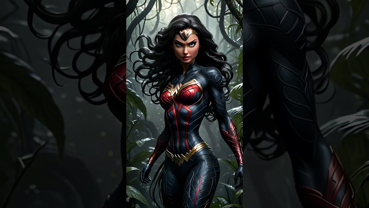 Venom + Wonder Women fusion 