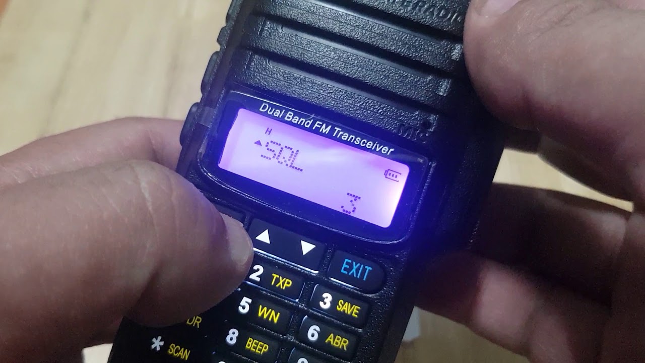 วิธีปรับสเคลว Baofeng UV 9R Plus