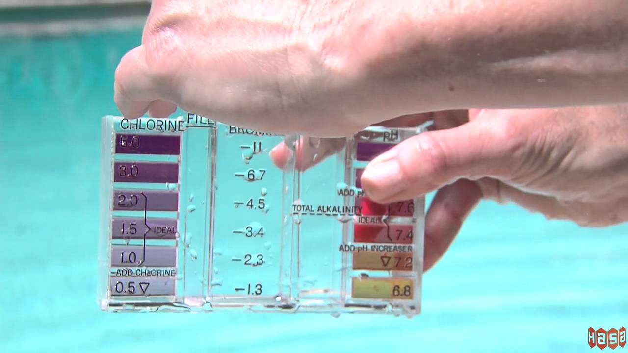 How To Test Chlorine Levels Using A DPD 4 in 1 Kit YouTube