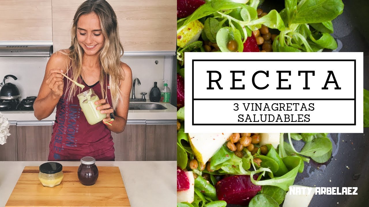 3 recetas de vinagretas saludables