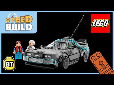 Great Scott! Speed Building LEGO's Back to the Future Time Machine