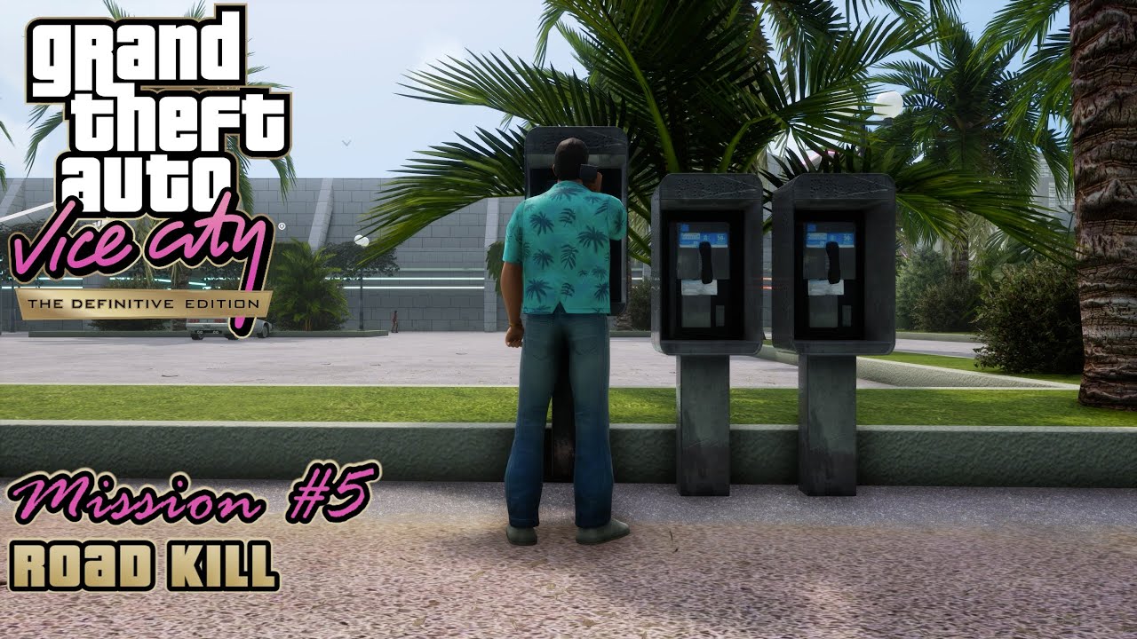 GTA Vice City: Definitive Edition - Mission #5 - Road Kill (PC) - YouTube