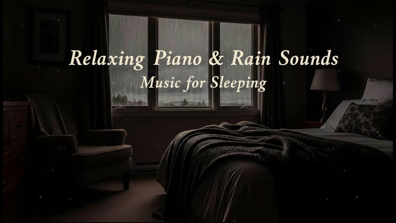 Soft Piano and Rain Sleep Music 🌧️ Enjoy Deep Rest with Gentle Piano and Forest Rain Sounds #330