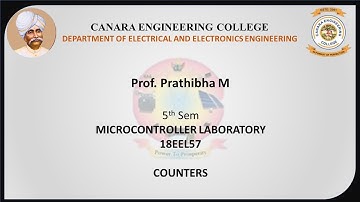 VTU MC LAB 18EEL57 L4 Counters