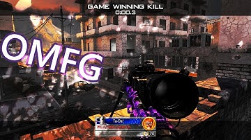MY FIRST MW2 IW4X TRICKSHOT CRAZY! WALLBANG ?
