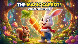 The Rabbit and the Magic Carrot 🥕✨ | A Magical Wish That Changed the Forest | English Cartoon Story