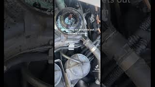 Removing air pockets out coolant system!! #bmw #coolantleak #coolant #motorsport Removing air pockets out coolant system!! #bmw #coolantleak #coolant #motorsport