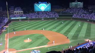Cubs Take the Field 2015 NLCS Game 4