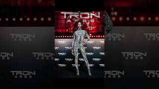 @jodieturnersmith slayed in a circuit board-print bodysuit by @givenchy for her movie TRON: Ares.