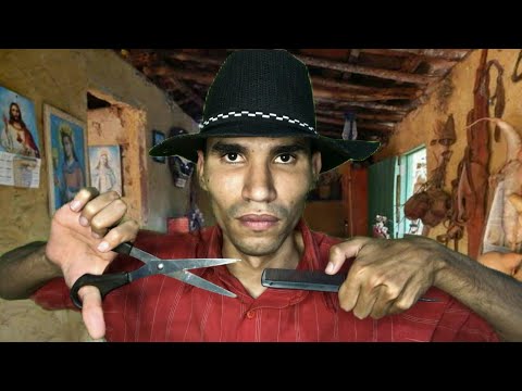 ASMR - OCÊ VÊI INTÉ A ROÇA PRA MODO DEU CORTAR SEU CABELO