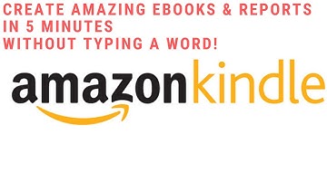 Create AMAZING eBooks & Reports In 5 MINUTES Without Typing A Word AMZ KDP #kdpublicreview