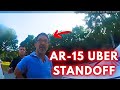 Entitled Armed Father Detains Uber Driver, Police Step In