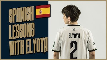 "SOBREMESA?" | Spanish lessons with ELYOYA - Can the LEC team guess the word?