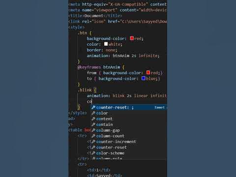 Blink HTML - Blinking text in html - YouTube