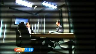 GMTV Spooks 8 on Set 4 November 2009