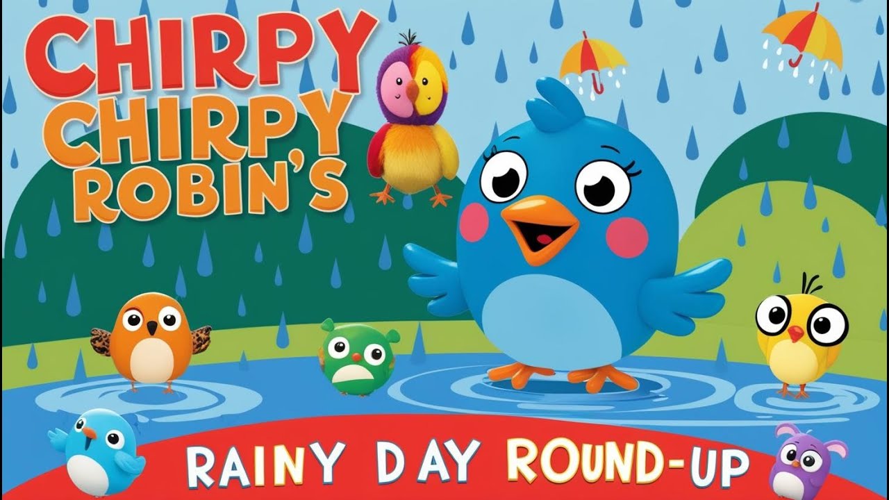 Chirpy Chirpy Robin's Rainy Day Round Up - Kids Animal Stories