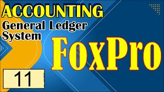 Accounting Software General Ledger System GoldCoin  FoxPro 2 6 for DOS Developed by Amjad Izhar