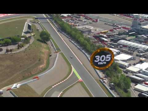 A Bird's Eye View Of The Circuit De Barcelona Catalunya | Spanish Grand Prix 2016