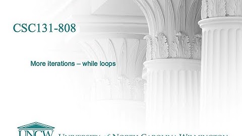 10-1 Definite vs indefinite loops