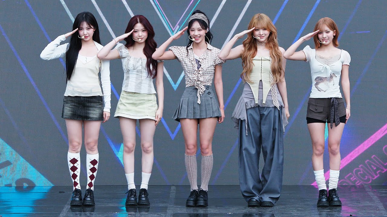 250927 리센느 RESCENE 'LOVE ATTACK + Deja Vu + Glow Up' 8K 직캠 @KFN 위문열차 by DaftTaengk