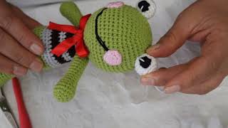 Amigurumi Kurbağa Nasıl Yapılır -6.Bölüm - Gözler