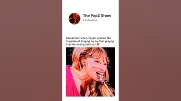 Taylor Swift correcting her own mistake at the Eras tour #taylorsversion #taylorswift #swifties #ts