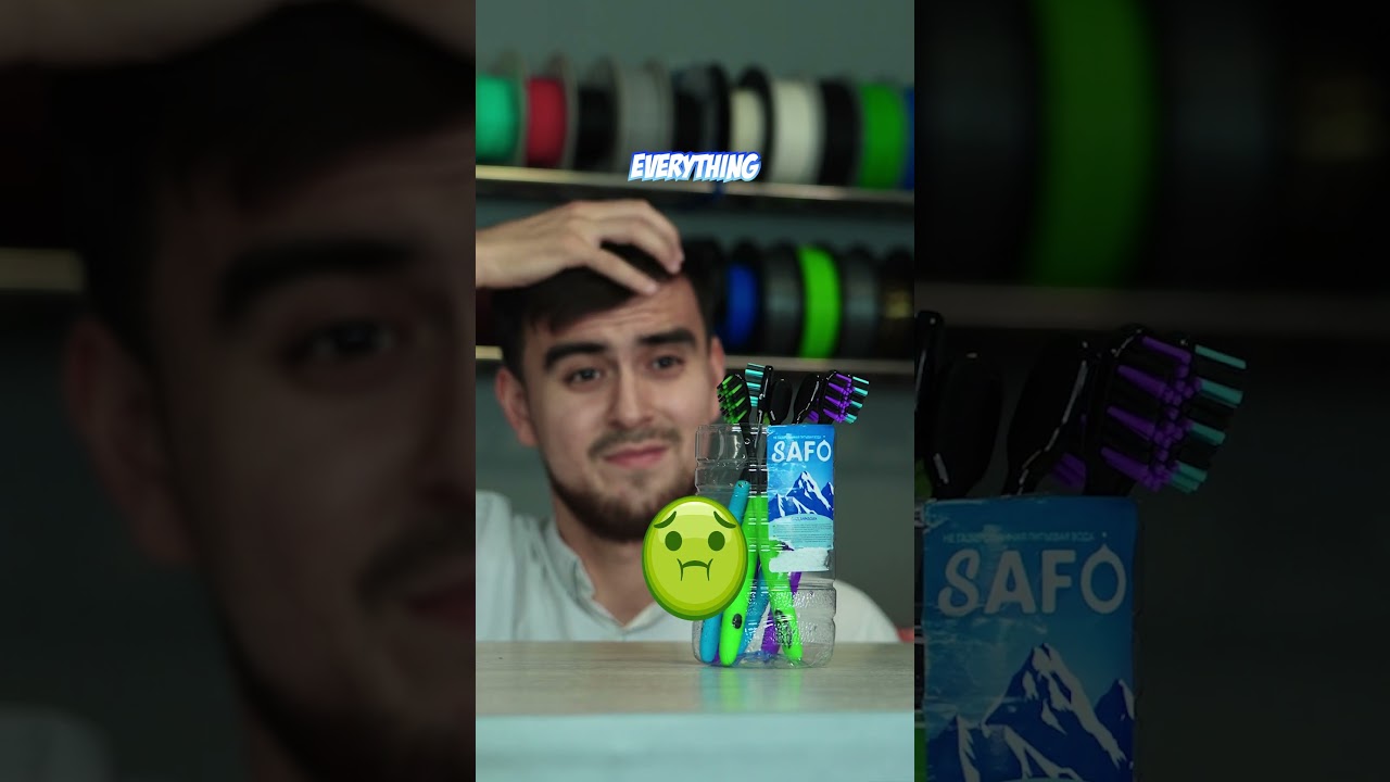 100% 3D Printable ToothBrush Holder