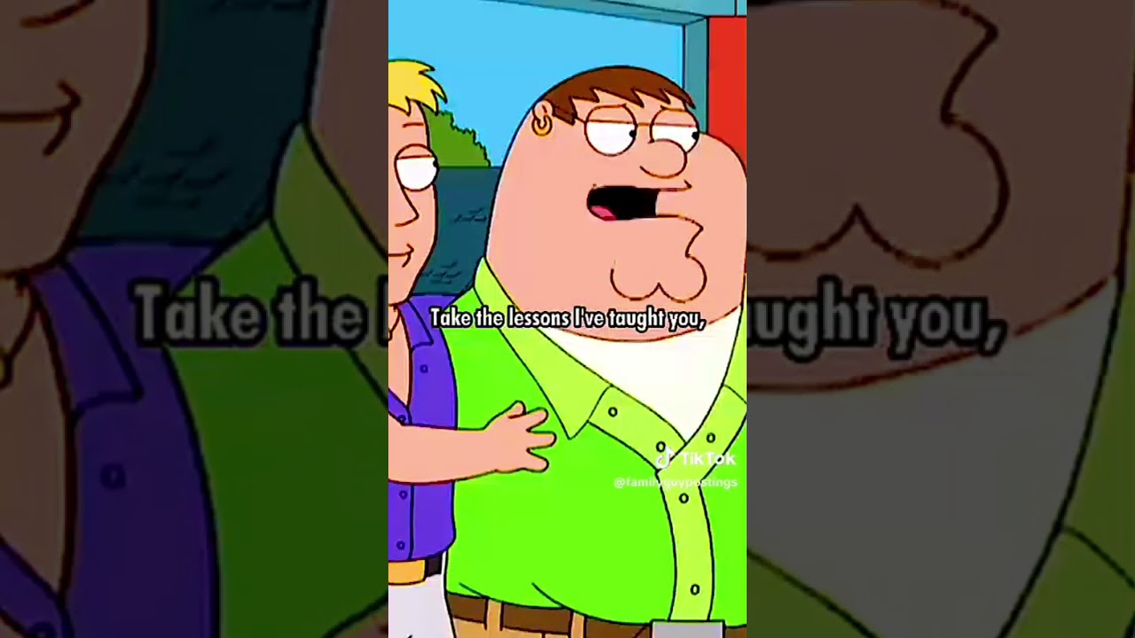 Chris your the man of the house now