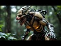 Visceral horror character biomechanical monster