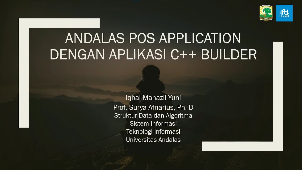 Program Unand Pos Application Bahasa C++ Builder 6