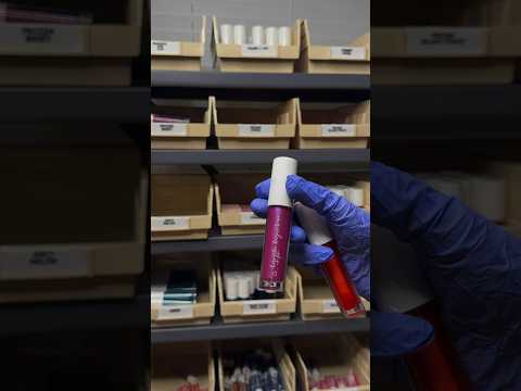 [ASMR] Picking Lip Gloss Orders #makeup #smallbusinesspackingorders #lipgloss