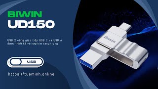Trên tay USB OTG BIWIN UD150 2 cổng giao tiếp USB A và USB C screenshot 3