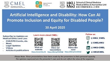 Artificial Intelligence and Disability: How Can AI Promote Inclusion and Equity for Disabled People?