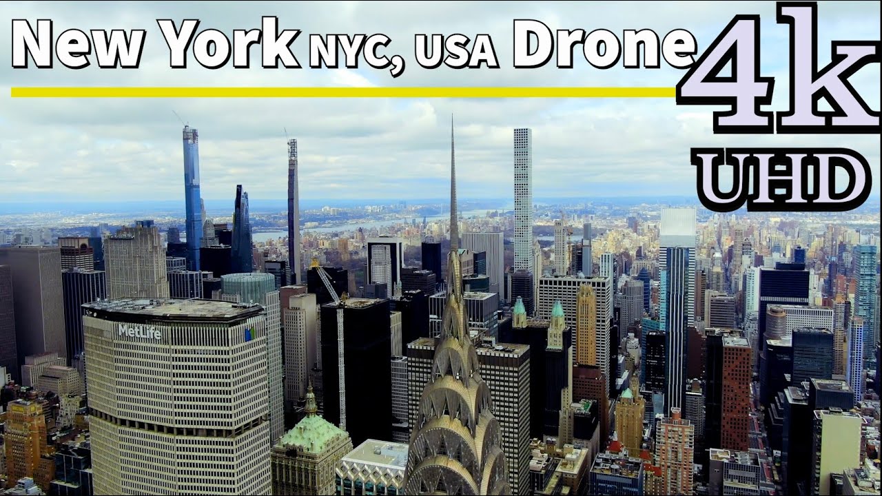 New York City in 4K UHD Drone - YouTube