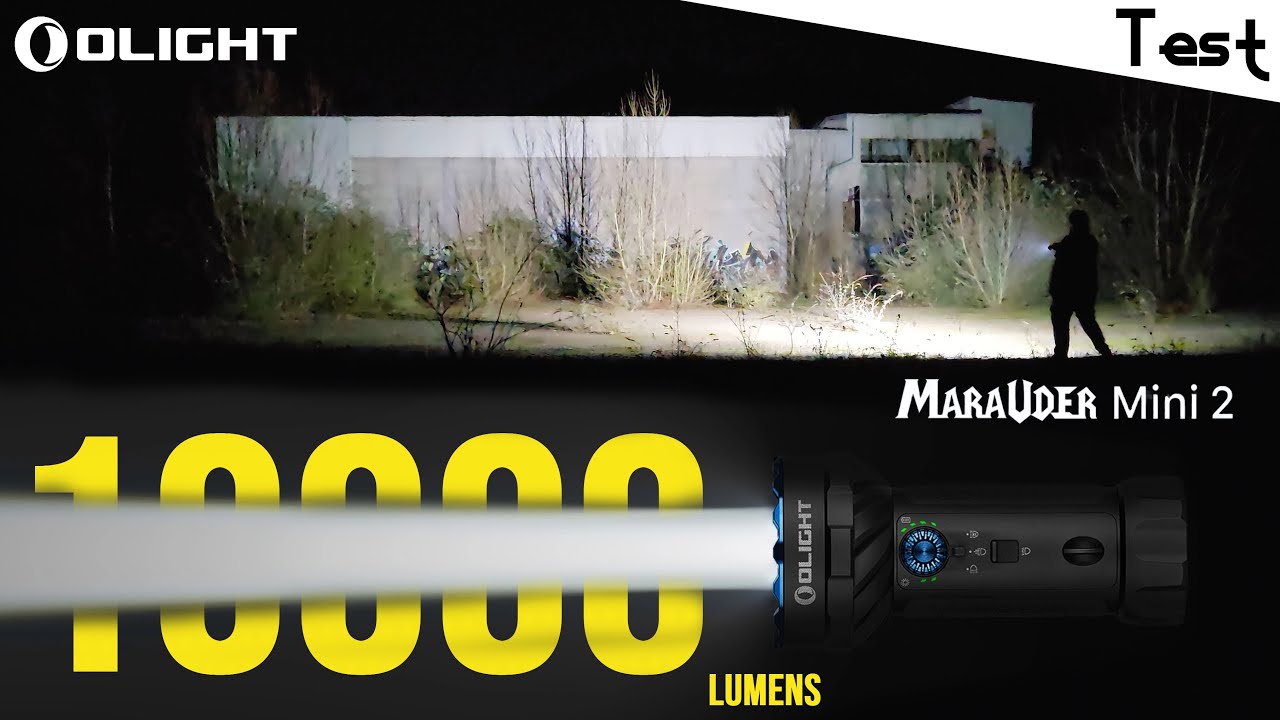 "Test" UN SOLEIL DANS LA POCHE 🔦 "Olight Marauder mini 2"