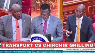 Transport CS Chirchir Skinned by Senate after Roads flooding & deaths, Illegal NTSA fines, accidents
