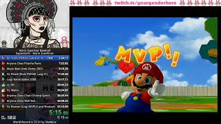 Mario Superstar Baseball: A Run That Almost Was - Tag, youre not it
TAGGED OUT- Monty Mole ruins yet another run! I uploaded this so that folks could appreciate what the offline grind is like for me as I doggedly pursue this blasted world record. Commentary starts after the Yoshi game ends and I turn camera on after the Bowser game.
Let me know if you like this kind of video and if theres a positive response Ill do more of them! I just feel bad not posting anything because I havent gotten the record yet, so hopefully this is still worthwhile... Mario Superstar Baseball: A Run That Almost Was - Tag, youre not it