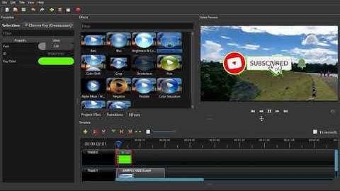 How to create green screen effect