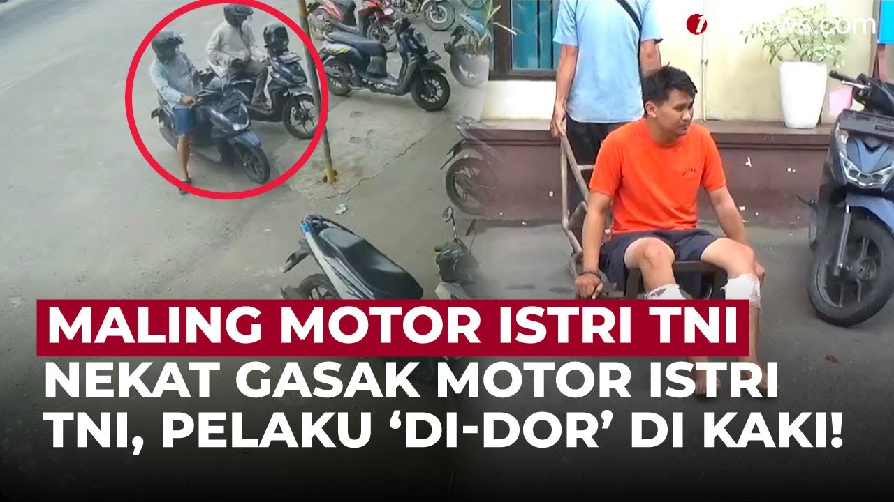 Nekat Berani Maling Motor Istri TNI, Satu Pelaku Kena Dor dari Polisi | OneNews Update